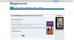 Desktop Screenshot of bloggermania.com