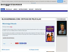 Tablet Screenshot of bloggermania.com